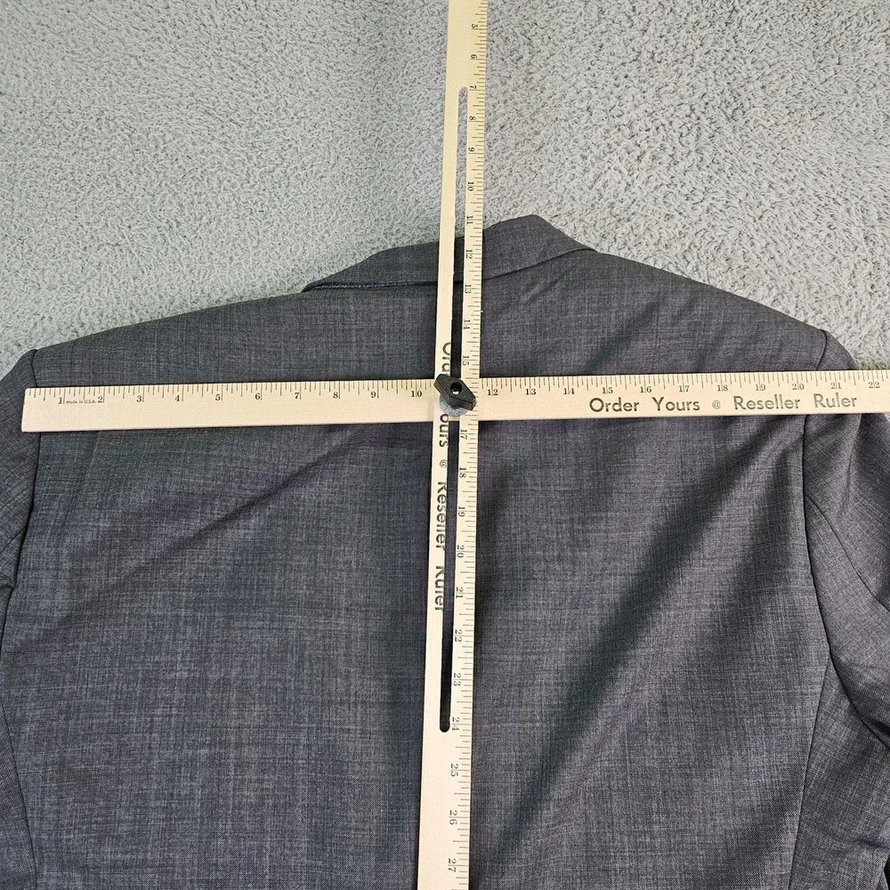 Lauren Ralph Lauren Suit Jacket Mens 48L Gray Wool Classic Fit Made In Canada